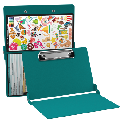 WhiteCoat Clipboard® - Teal Child Life Specialist Edition
